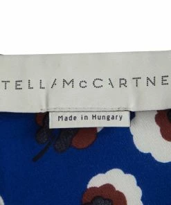 Deals ✨ Stella McCartney Multicolor Blossom Printed Silk Short Sleeve 👗 Dress M For 👩 Women 😉 -Stella McCartney Shop luxury women stella mccartney used clothes p87920 005