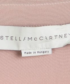 Best Sale ✔️ Stella McCartney Blush Pink Mandarin Collar Silk 👚 Shirt L For 👩 Women 😀 -Stella McCartney Shop luxury women stella mccartney used clothes p93421 005