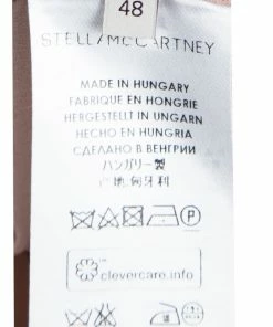 Best Sale ✔️ Stella McCartney Blush Pink Mandarin Collar Silk 👚 Shirt L For 👩 Women 😀 -Stella McCartney Shop luxury women stella mccartney used clothes p93421 006