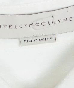 Coupon 😀 Stella McCartney White Cotton Sleeveless 👚 Shirt XS For 👩 Women 🔥 -Stella McCartney Shop luxury women stella mccartney used clothes p95600 005
