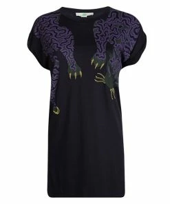 Discount π Stella McCartney Navy Blue Tiger Print T-Shirt S For π© Women π₯°