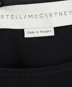 Best Pirce 🔥 Stella McCartney Black Ruffle Bottom Long Sleeve Top S For 👩 Women 🎁 -Stella McCartney Shop luxury women stella mccartney used clothes p96942 005