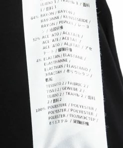 Best Pirce 🔥 Stella McCartney Black Ruffle Bottom Long Sleeve Top S For 👩 Women 🎁 -Stella McCartney Shop luxury women stella mccartney used clothes p96942 007