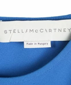 New 🧨 Stella McCartney Blue Short Sleeve Sheath 👗 Dress XS For 👩 Women 👍 -Stella McCartney Shop luxury women stella mccartney used clothes p99059 0005