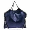 Promo 🛒 Stella McCartney Blue Faux Python Small Falabella Tote For 👩 Women 🔥 -Stella McCartney Shop luxury women stella mccartney used handbags p100873 0001