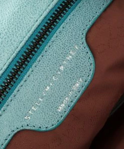 Promo 😍 Stella McCartney Powdered Blue Faux Leather Falabella Tote For 👩 Women ❤️ -Stella McCartney Shop luxury women stella mccartney used handbags p101082 008