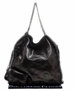 Best Sale ๐ Stella McCartney Black Iridescent Faux Leather Large Falabella Tote For ๐ฉ Women ๐ 21 Best Sale ๐ Stella McCartney Black Iridescent Faux Leather Large Falabella Tote For ๐ฉ Women ๐ -Stella McCartney Shop luxury women stella mccartney used handbags p103021 009