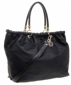 Best reviews of 🌟 Stella McCartney Black Leather Shopper Tote For 👩 Women 👍 -Stella McCartney Shop luxury women stella mccartney used handbags p106813 003