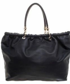 Best reviews of 🌟 Stella McCartney Black Leather Shopper Tote For 👩 Women 👍 -Stella McCartney Shop luxury women stella mccartney used handbags p106813 004