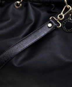 Best reviews of 🌟 Stella McCartney Black Leather Shopper Tote For 👩 Women 👍 -Stella McCartney Shop luxury women stella mccartney used handbags p106813 005