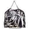 Brand new 🧨 Stella McCartney Black/White Satin Small Falabella Tote For 👩 Women ⭐