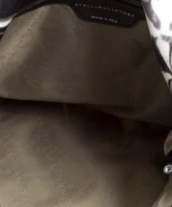 Brand new 🧨 Stella McCartney Black/White Satin Small Falabella Tote For 👩 Women ⭐ -Stella McCartney Shop luxury women stella mccartney used handbags p107114 007