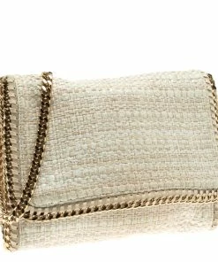 Cheapest π Stella McCartney Light Beige Woven Glitter Fabric Falabella Shoulder Bag For π© Women β 15 Cheapest π Stella McCartney Light Beige Woven Glitter Fabric Falabella Shoulder Bag For π© Women β -Stella McCartney Shop luxury women stella mccartney used handbags p107563 003