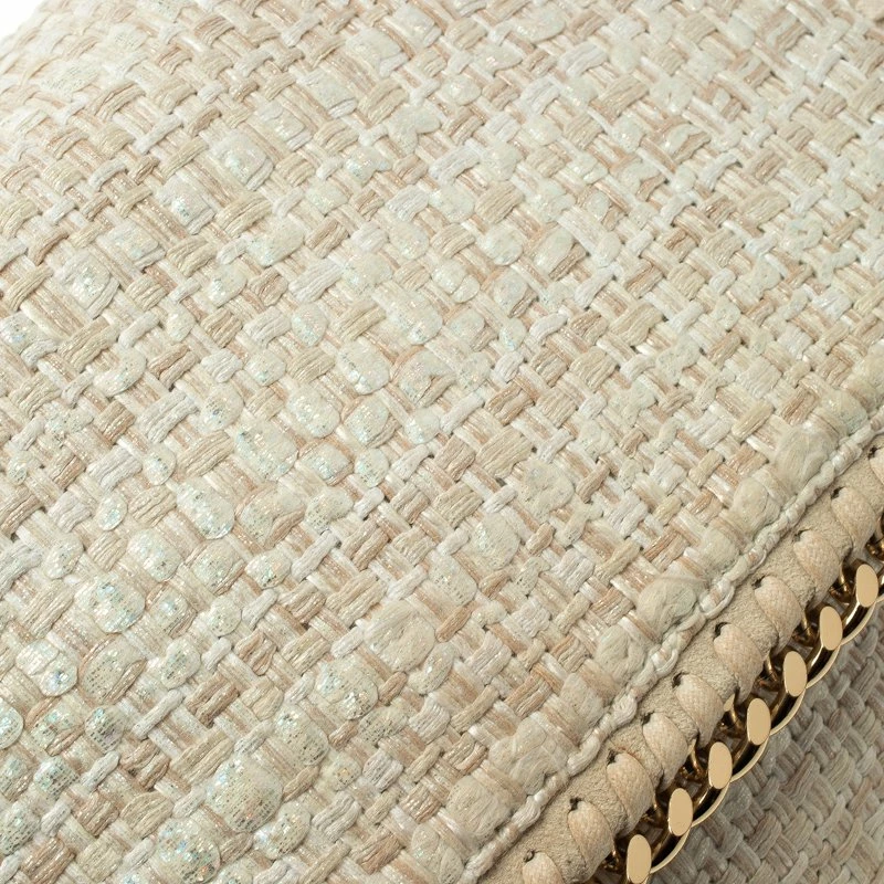 Cheapest π Stella McCartney Light Beige Woven Glitter Fabric Falabella Shoulder Bag For π© Women β 7 Cheapest π Stella McCartney Light Beige Woven Glitter Fabric Falabella Shoulder Bag For π© Women β - Image 5