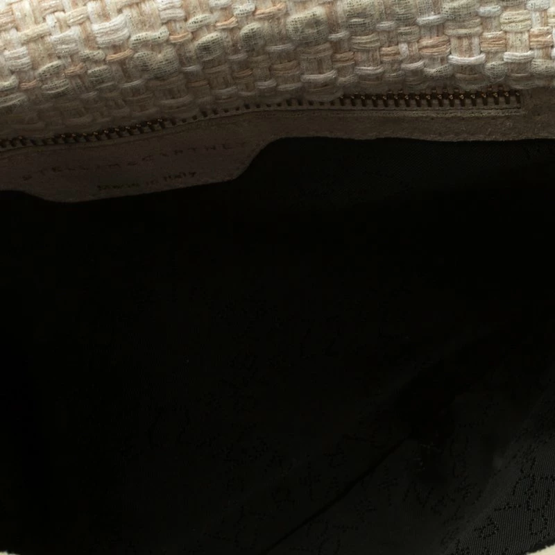 Cheapest π Stella McCartney Light Beige Woven Glitter Fabric Falabella Shoulder Bag For π© Women β 9 Cheapest π Stella McCartney Light Beige Woven Glitter Fabric Falabella Shoulder Bag For π© Women β - Image 7