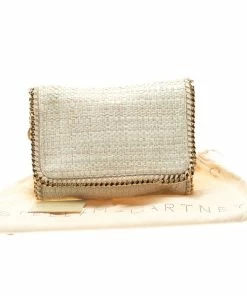 Cheapest π Stella McCartney Light Beige Woven Glitter Fabric Falabella Shoulder Bag For π© Women β 21 Cheapest π Stella McCartney Light Beige Woven Glitter Fabric Falabella Shoulder Bag For π© Women β -Stella McCartney Shop luxury women stella mccartney used handbags p107563 009