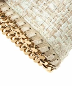 Cheapest π Stella McCartney Light Beige Woven Glitter Fabric Falabella Shoulder Bag For π© Women β 22 Cheapest π Stella McCartney Light Beige Woven Glitter Fabric Falabella Shoulder Bag For π© Women β -Stella McCartney Shop luxury women stella mccartney used handbags p107563 010