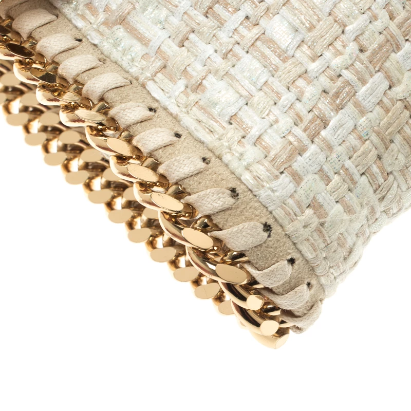 Cheapest π Stella McCartney Light Beige Woven Glitter Fabric Falabella Shoulder Bag For π© Women β 12 Cheapest π Stella McCartney Light Beige Woven Glitter Fabric Falabella Shoulder Bag For π© Women β - Image 10
