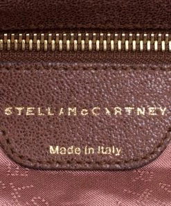 Brand new 🔥 Stella McCartney Copper Faux Leather Falabella Tote For 👩 Women 👏 -Stella McCartney Shop luxury women stella mccartney used handbags p109298 009