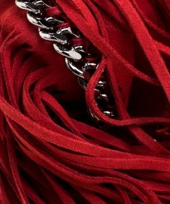 Budget 👏 Stella McCartney Red Faux Leather Mini Falabella Fringe Tote For 👩 Women ❤️ -Stella McCartney Shop luxury women stella mccartney used handbags p109368 010 scaled