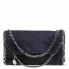 Flash Sale 💯 Stella McCartney Navy Blue Faux Leather Falabella Shoulder Bag For 👩 Women 🥰