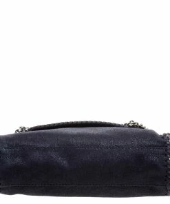 Flash Sale 💯 Stella McCartney Navy Blue Faux Leather Falabella Shoulder Bag For 👩 Women 🥰 -Stella McCartney Shop luxury women stella mccartney used handbags p109625 006