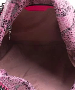 Best deal ⭐ Stella McCartney Pink Faux Python Small Falabella Tote For 👩 Women 🧨 -Stella McCartney Shop luxury women stella mccartney used handbags p114310 0008