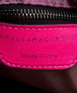 Best deal ⭐ Stella McCartney Pink Faux Python Small Falabella Tote For 👩 Women 🧨 -Stella McCartney Shop luxury women stella mccartney used handbags p114310 0009