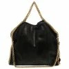 Buy ✔️ Stella McCartney Black Shaggy Deer Faux Leather Small Falabella Tote For 👩 Women 😀