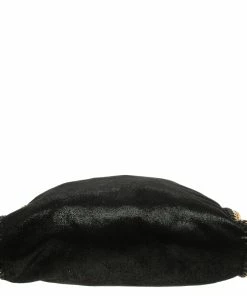 Buy ✔️ Stella McCartney Black Shaggy Deer Faux Leather Small Falabella Tote For 👩 Women 😀 -Stella McCartney Shop luxury women stella mccartney used handbags p115187 006