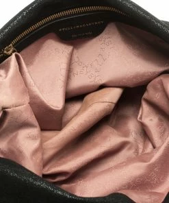 Buy ✔️ Stella McCartney Black Shaggy Deer Faux Leather Small Falabella Tote For 👩 Women 😀 -Stella McCartney Shop luxury women stella mccartney used handbags p115187 007