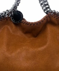 Flash Sale ⭐ Stella McCartney Brown Faux Leather Falabella Tote For 👩 Women 🎉 -Stella McCartney Shop luxury women stella mccartney used handbags p117565 0005