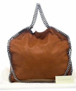 Flash Sale ⭐ Stella McCartney Brown Faux Leather Falabella Tote For 👩 Women 🎉 -Stella McCartney Shop luxury women stella mccartney used handbags p117565 0010