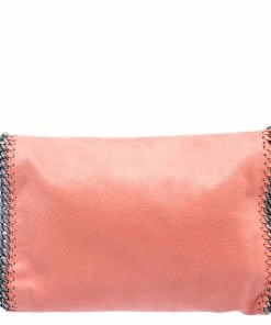 Buy 🎉 Stella McCartney Peach Faux Leather Falabella Shoulder Bag For 👩 Women ⭐ -Stella McCartney Shop luxury women stella mccartney used handbags p117806 0004