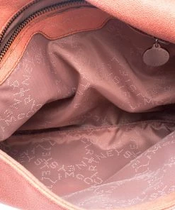 Buy 🎉 Stella McCartney Peach Faux Leather Falabella Shoulder Bag For 👩 Women ⭐ -Stella McCartney Shop luxury women stella mccartney used handbags p117806 0007