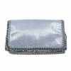 Coupon 🎉 Stella McCartney Silver Faux Leather Falabella Clutch For 👩 Women 🔥 -Stella McCartney Shop luxury women stella mccartney used handbags p11882 001