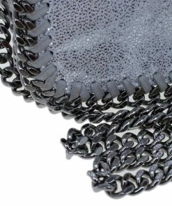 Coupon 🎉 Stella McCartney Silver Faux Leather Falabella Clutch For 👩 Women 🔥 -Stella McCartney Shop luxury women stella mccartney used handbags p11882 009