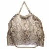 Best deal 👏 Stella McCartney Beige Faux Python Small Falabella Tote For 👩 Women 🧨