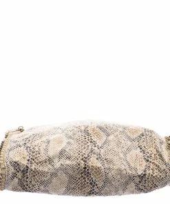 Best deal 👏 Stella McCartney Beige Faux Python Small Falabella Tote For 👩 Women 🧨 -Stella McCartney Shop luxury women stella mccartney used handbags p119297 006