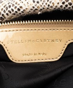 Best deal 👏 Stella McCartney Beige Faux Python Small Falabella Tote For 👩 Women 🧨 -Stella McCartney Shop luxury women stella mccartney used handbags p119297 008