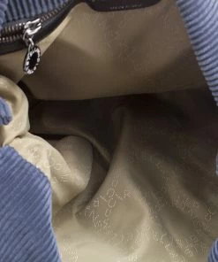 Budget 🔔 Stella McCartney Blue Corduroy Small Falabella Tote For 👩 Women 🤩 -Stella McCartney Shop luxury women stella mccartney used handbags p123376 007