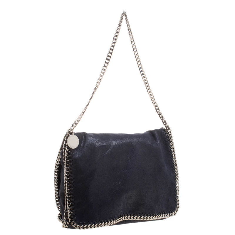 Deals ๐งจ Stella McCartney Dark Blue Faux Leather Flap Shoulder Bag For ๐ฉ Women ๐ 5 Deals ๐งจ Stella McCartney Dark Blue Faux Leather Flap Shoulder Bag For ๐ฉ Women ๐ - Image 3