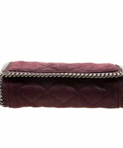 Best reviews of 😉 Stella McCartney Burgundy Faux Leather Falabella Crossbody Bag For 👩 Women ⭐ -Stella McCartney Shop luxury women stella mccartney used handbags p123531 006