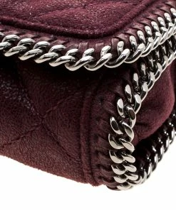 Best reviews of 😉 Stella McCartney Burgundy Faux Leather Falabella Crossbody Bag For 👩 Women ⭐ -Stella McCartney Shop luxury women stella mccartney used handbags p123531 011