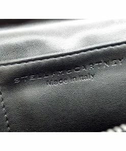 New ✔️ Stella McCartney Black Shaggy Deer Faux-Leather Falabella Continental Wallet For 👩 Women ⭐ -Stella McCartney Shop luxury women stella mccartney used handbags p125815 005