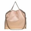 Budget 🛒 Stella McCartney Powder Pink Faux Leather Falabella Tote For 👩 Women 🔥 -Stella McCartney Shop luxury women stella mccartney used handbags p128813 0001