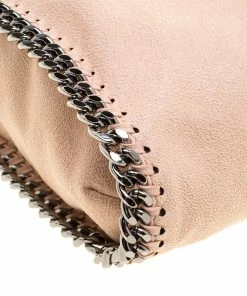 Budget 🛒 Stella McCartney Powder Pink Faux Leather Falabella Tote For 👩 Women 🔥 -Stella McCartney Shop luxury women stella mccartney used handbags p128813 0005