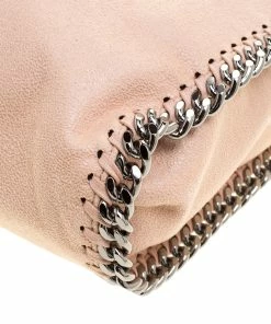 Budget 🛒 Stella McCartney Powder Pink Faux Leather Falabella Tote For 👩 Women 🔥 -Stella McCartney Shop luxury women stella mccartney used handbags p128813 0011
