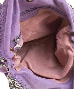 Cheap 🎉 Stella McCartney Purple Faux Leather Falabella Fold Over Tote For 👩 Women 👍 -Stella McCartney Shop luxury women stella mccartney used handbags p129865 0008