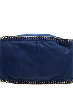 Promo 🤩 Stella McCartney Blue Faux Leather Falabella Hobo For 👩 Women 🎉 -Stella McCartney Shop luxury women stella mccartney used handbags p132988 0006